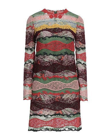 VALENTINO GARAVANI Kurzes Kleid Grün 78% Baumwolle, 13% Polyester, 9% Polyamid