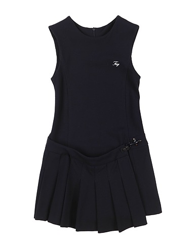 FAY Dress Midnight blue 71% Viscose, 23% Polyamide, 6% Elastane