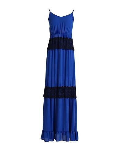 TWENTY EASY by KAOS Langes Kleid Blau 100% Polyester