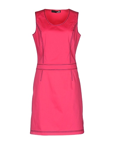 LOVE MOSCHINO Short dress Fuchsia 97% Cotton, 3% Elastane