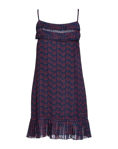 BLUGIRL Pleated dress Midnight blue 100% Polyester