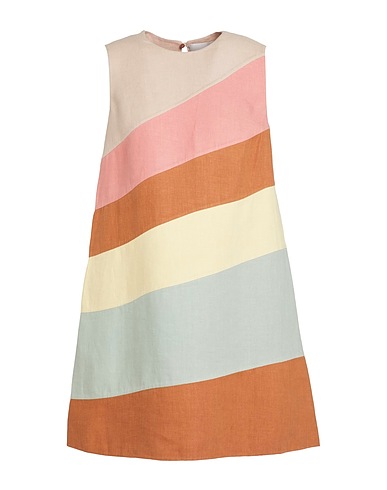 VALENTINO GARAVANI Short dress Pink 100% Linen