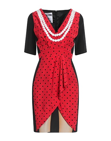 MOSCHINO Sheath dress Black 100% Silk