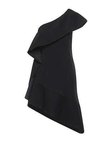 PINKO Robe asymétrique Noir 97% Viscose, 3% Élasthanne, Polyester