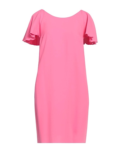 DONDUP Vestito corto Rosa 65% Viscosa, 32% Acetato, 3% Elastan