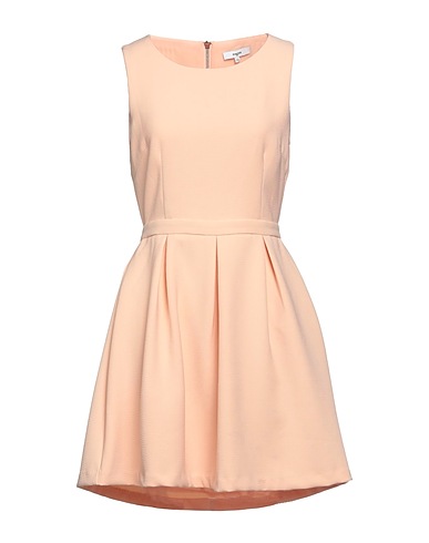 SUNCOO Pleated dress Blush 100% Polyester