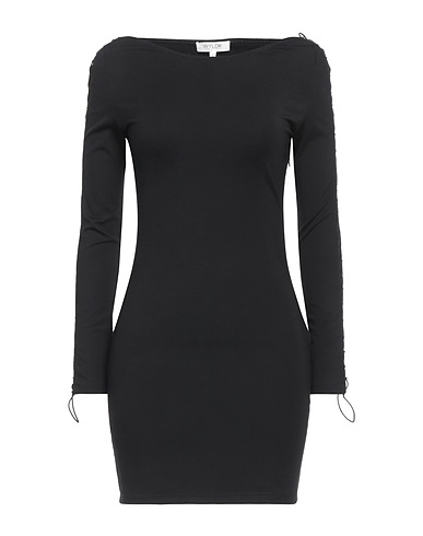 WYLDR Minivestido Negro 60% Viscosa, 35% Nailon, 5% Elastán