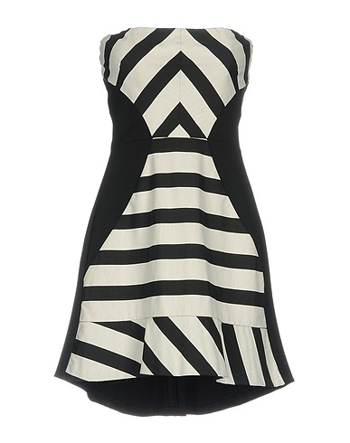 PINKO Short dress Black 53% Cotton, 44% Polyester, 2% Elastane, 1% Silk, Polyamide