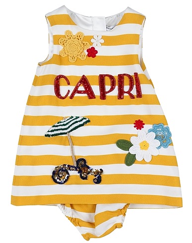 DOLCE&GABBANA Vestido para bebé  Camel 100% Viscose