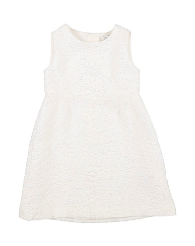 DOLCE&GABBANA Dress White 73% Polyester, 17% Silk, 10% Polyamide