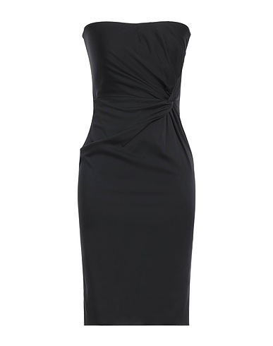 BYBLOS Sheath dress Black 97% Viscose, 3% Elastane