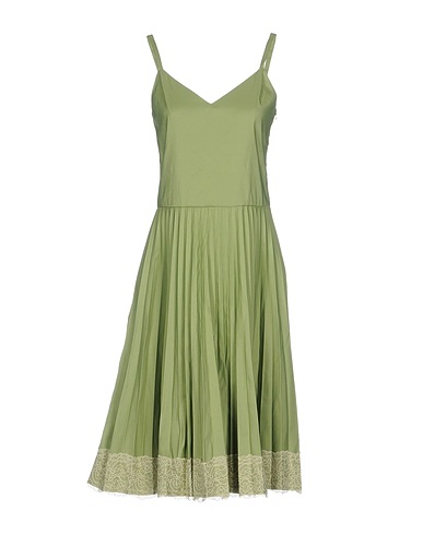 REDValentino Midi dress Military green 100% Polyester