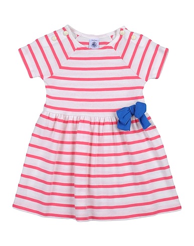 PETIT BATEAU Babykleid Fuchsia 100% Baumwolle