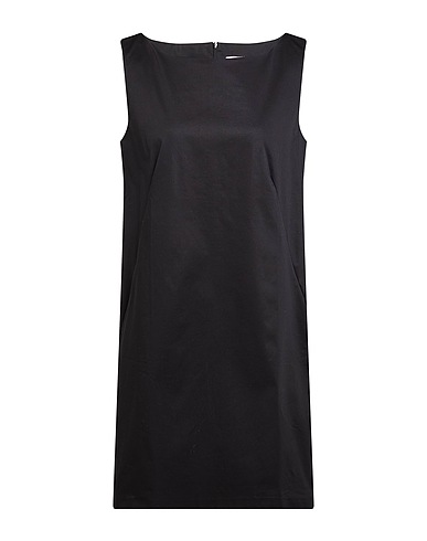 ROSSOPURO Elegant dress Black 97% Cotton, 3% Elastane
