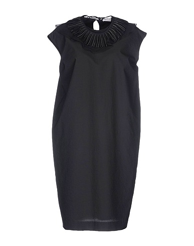 BRUNELLO CUCINELLI Elegant dress Charcoal 75% Cotton, 25% Polyamide