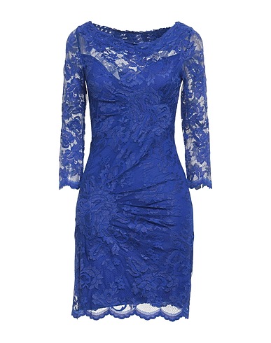 OLVI'S Sheath dress Bright blue 59% Polyamide, 29% Viscose, 12% Elastane
