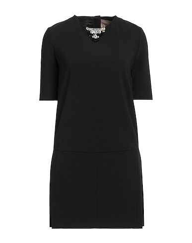 BETTY BLUE Short dress Black 92% Polyester, 8% Elastane