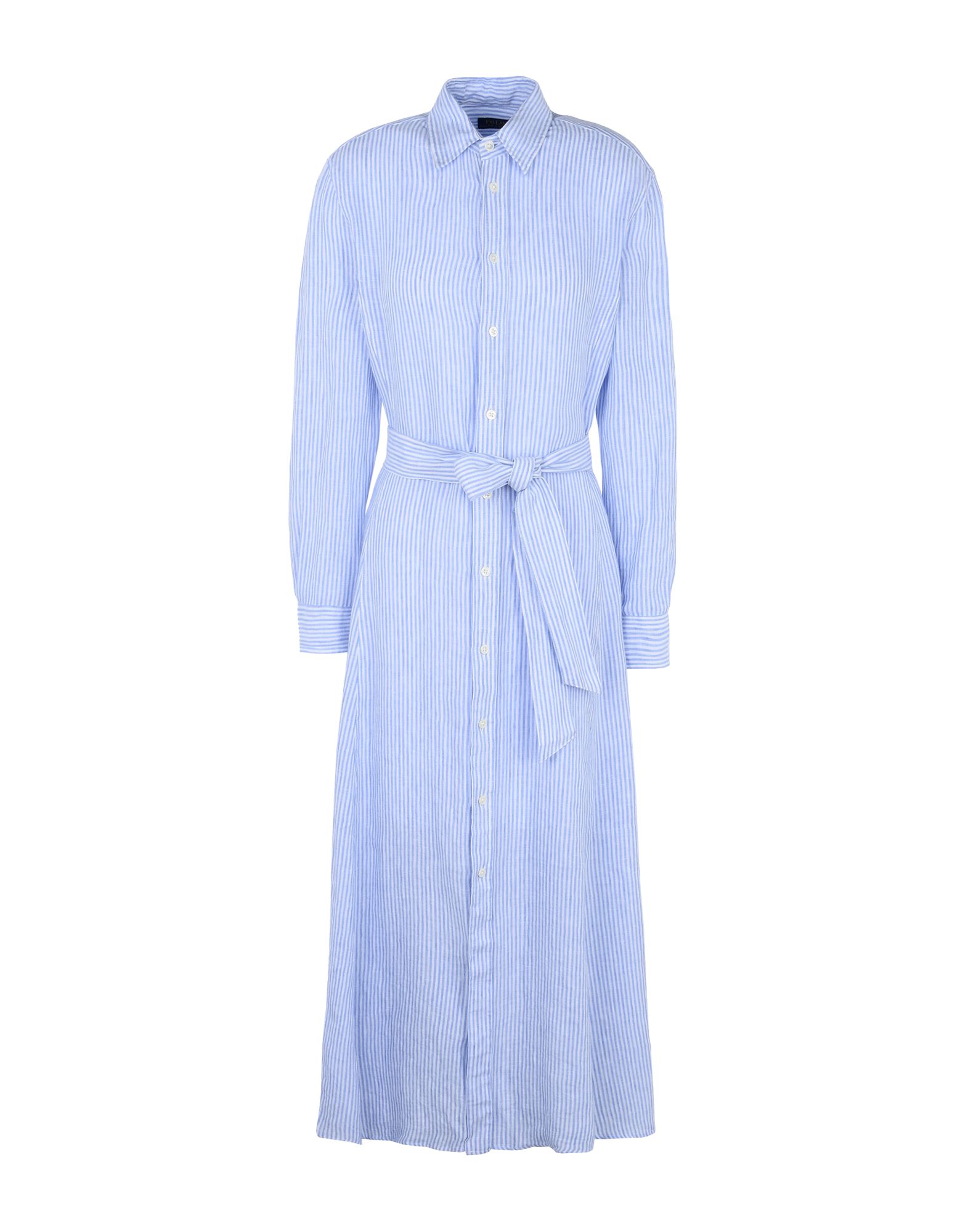 ralph lauren striped linen shirtdress