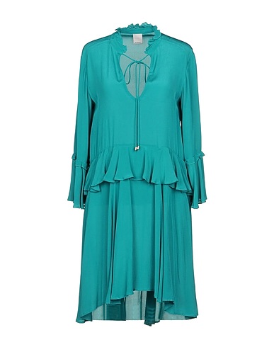 PINKO Short dress Green 100% Viscose