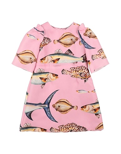DOLCE&GABBANA Kids’ dresses ROSA 100% Silk