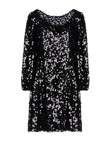DOLCE&GABBANA Short dress Black 95% Polyester, 5% Silk