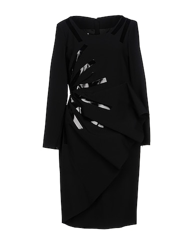 MOSCHINO Midi dress Black 64% Triacetate, 36% Polyester