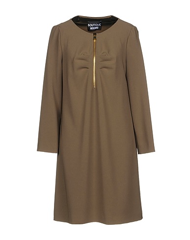 BOUTIQUE MOSCHINO Kurzes Kleid Militärgrün 70% Triacetat, 30% Polyester