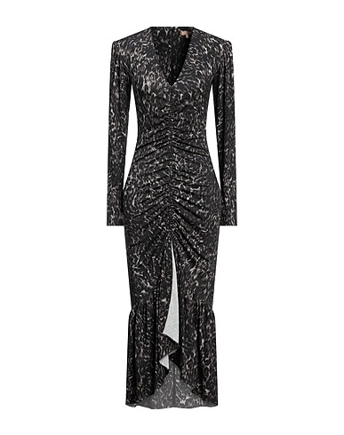MICHAEL KORS COLLECTION Long dress Black 95% Rayon, 5% Elastane