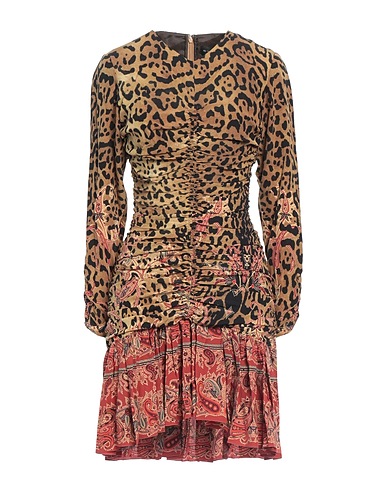 ETRO Short dress Sand 100% Silk