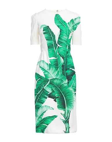 DOLCE&GABBANA Midi dress White 100% Viscose