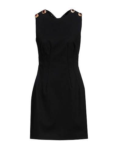 DOLCE&GABBANA Short dress Black 97% Cotton, 3% Elastane