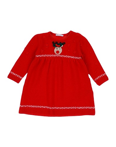 DOLCE&GABBANA Baby dress Red 100% Virgin Wool