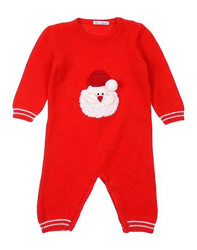 DOLCE&GABBANA Baby jumpsuit  Red 100% Virgin Wool