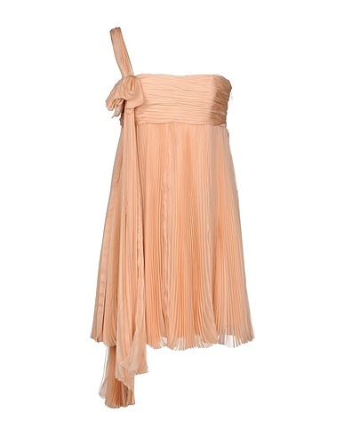 DSQUARED2 One-shoulder dress Blush 100% Silk