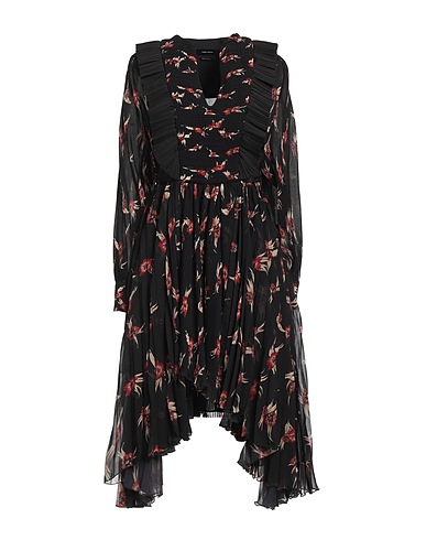 ISABEL MARANT Midi dress Black 100% Polyester, Silk