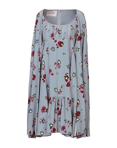 VALENTINO GARAVANI Midi dress Sky blue 100% Silk