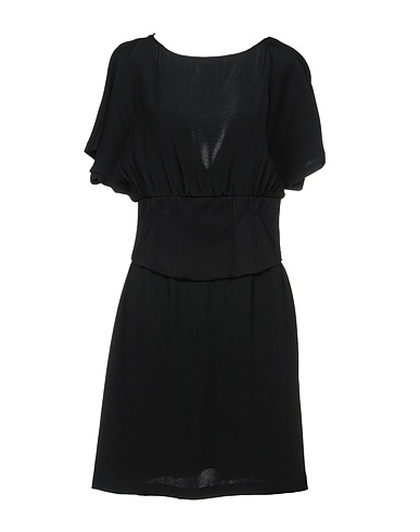 PINKO Kurzes Kleid Schwarz 66% Acetat, 34% Viskose
