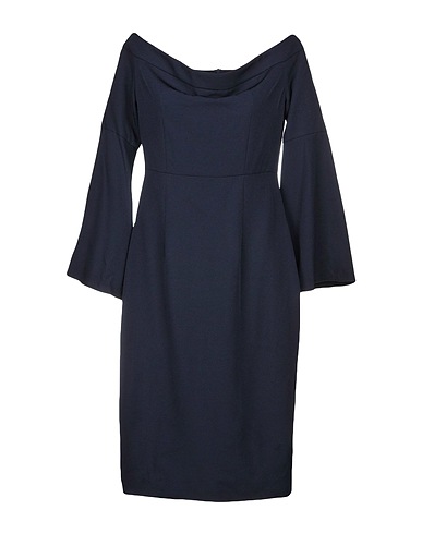 IRIS & INK Vestito midi Blu notte 97% Poliestere, 3% Elastan