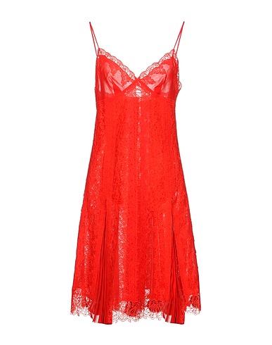 ERMANNO SCERVINO Midi dress Red 50% Cotton, 30% Polyester, 20% Polyamide