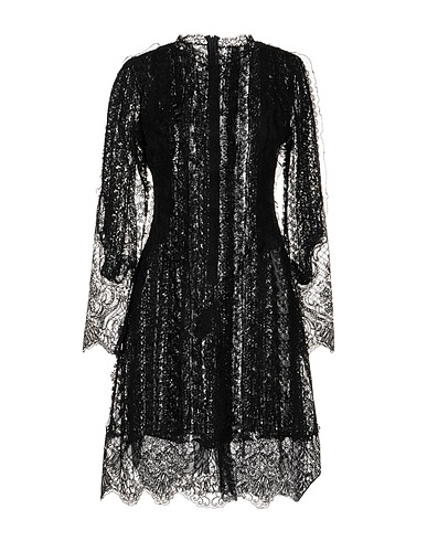 ERMANNO SCERVINO Midi dress Black 60% Cotton, 20% Polyamide, 20% Polyester