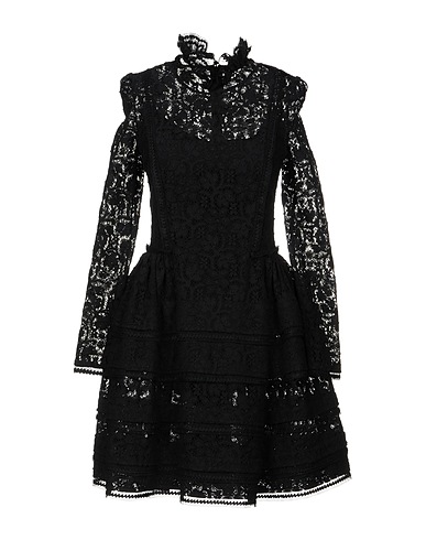 ERMANNO SCERVINO Short dress Black 95% Cotton, 5% Polyamide