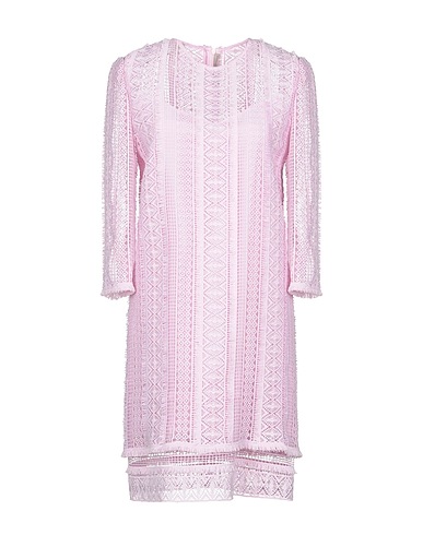 ERMANNO SCERVINO Short dress Pink 100% Polyester, Polyamide