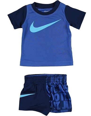 NIKE Ensemble bébé  Bleu 100% Polyester