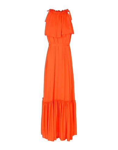 FREE PEOPLE Long dress COCO MAXI	 Red 65% Viscose, 28% Polyester, 7% Elastane