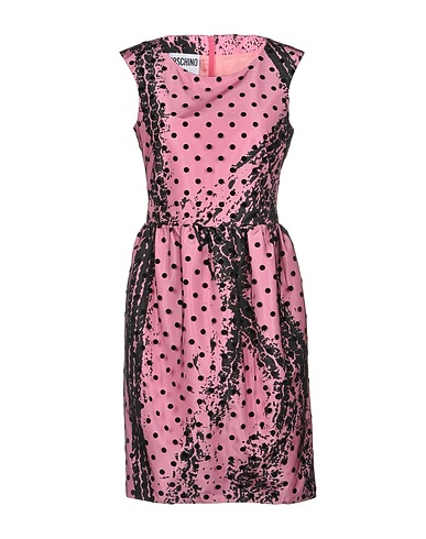 MOSCHINO Short dress Pink 100% Polyester, Polyamide, Rayon