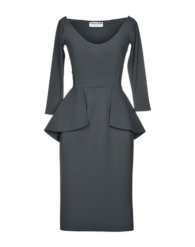 CHIARA BONI LA PETITE ROBE Vestito midi Piombo 72% Poliammide, 28% Elastan