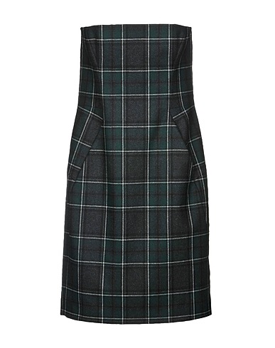 DSQUARED2 Short dress Dark green 85% Wool, 15% Polyamide