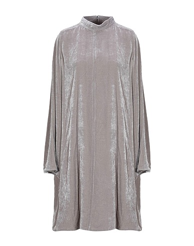 RICK OWENS Short dress Taupe 83% Viscose, 17% Silk