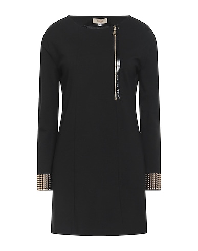 MARANI JEANS Sheath dress Black 57% Viscose, 23% Polyamide, 10% Wool, 10% Elastane
