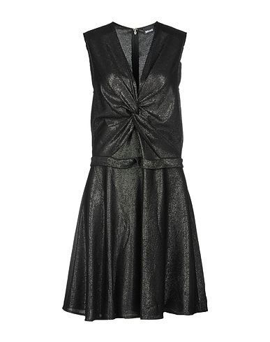 JUST CAVALLI Short dress Black 54% Viscose, 35% Modal, 11% Polyester